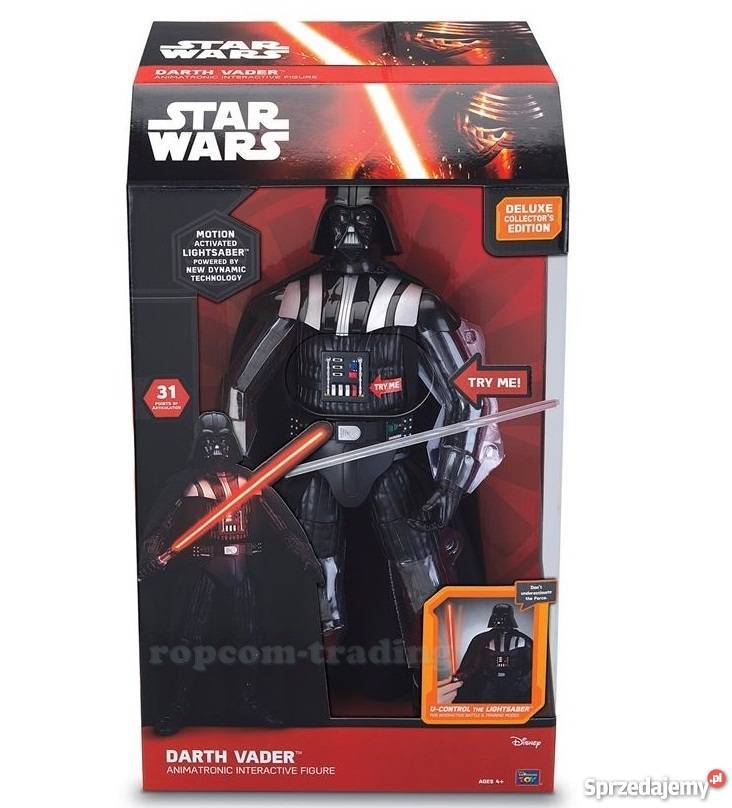 Duża Figurka Interaktywna Lord Vader Gwiezdne 4 lata+ Figurki małopolskie Mogilany