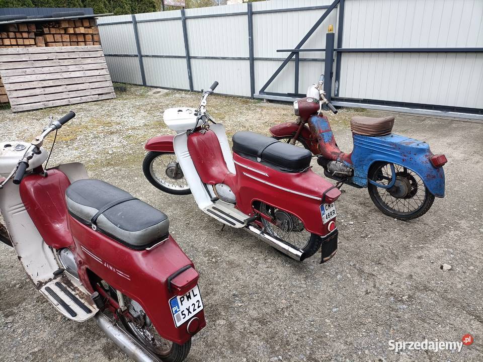 Jawa 555 shl junak wsk wfm komar wwwmotobazarprl 50cm3 Padniewko