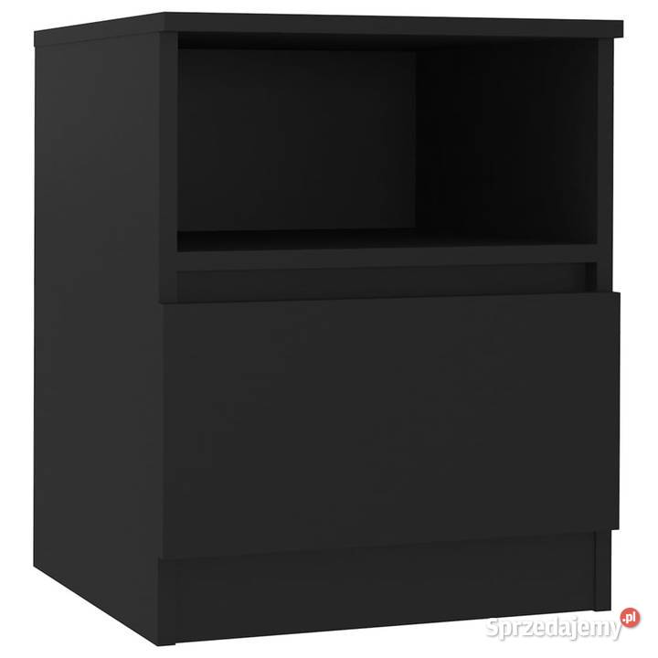 Szafki nocne 2 czarne 40x40x50 WM806160