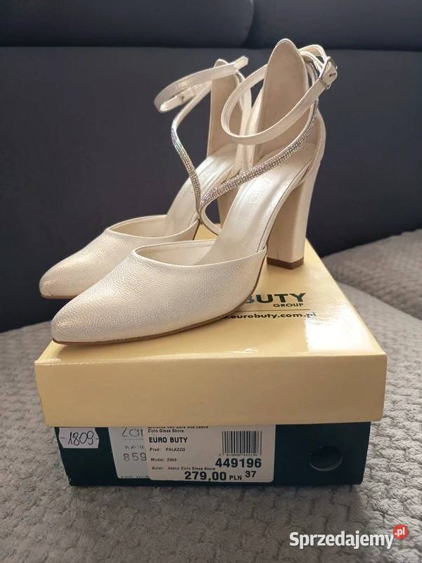 Buty ślubne r37 okazja