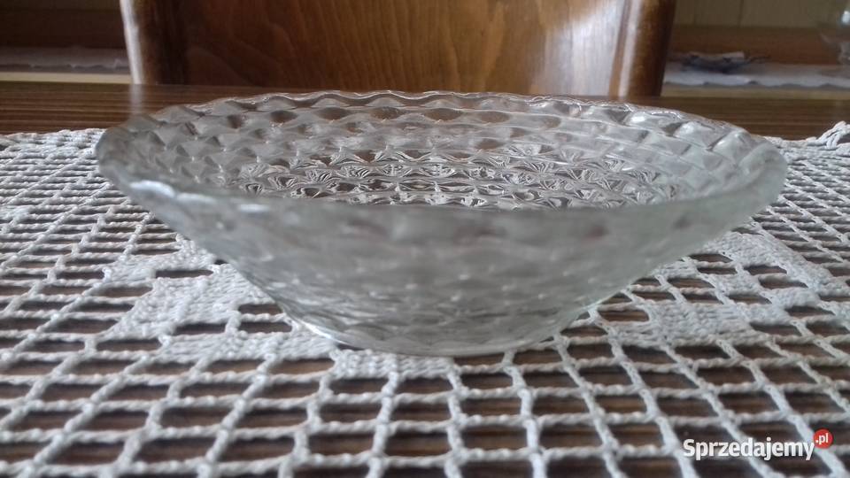 Salaterki szklane przezroczyste Vintage do małopolskie sprzedam