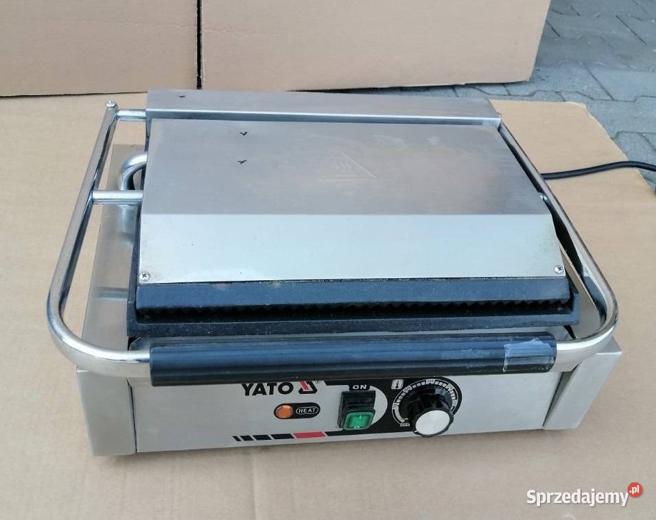 Elektryczny grill kontaktowy 12 płaski x 12