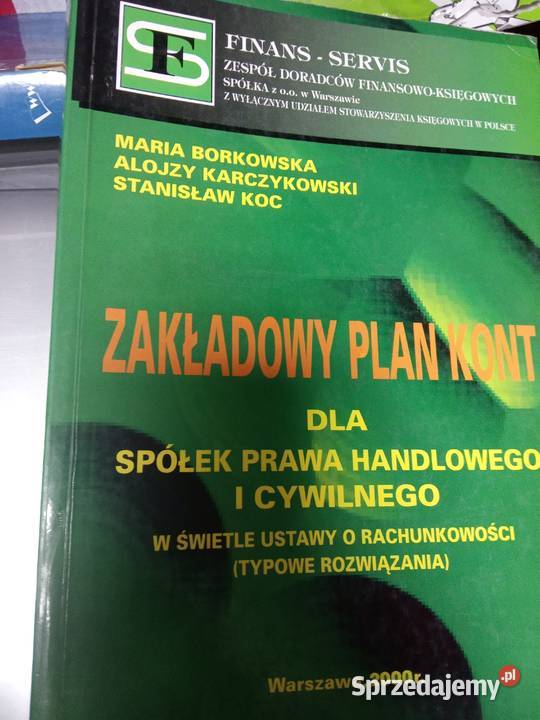Zakładamy plan kont Warszawa