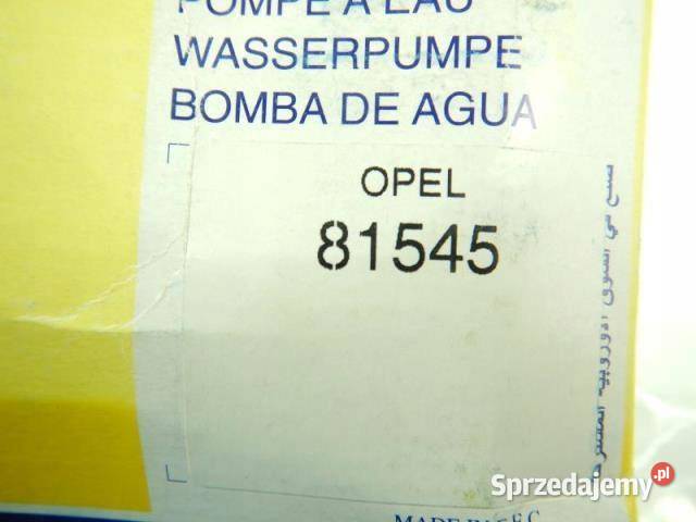 POMPA WODY OPEL KADETT 81545