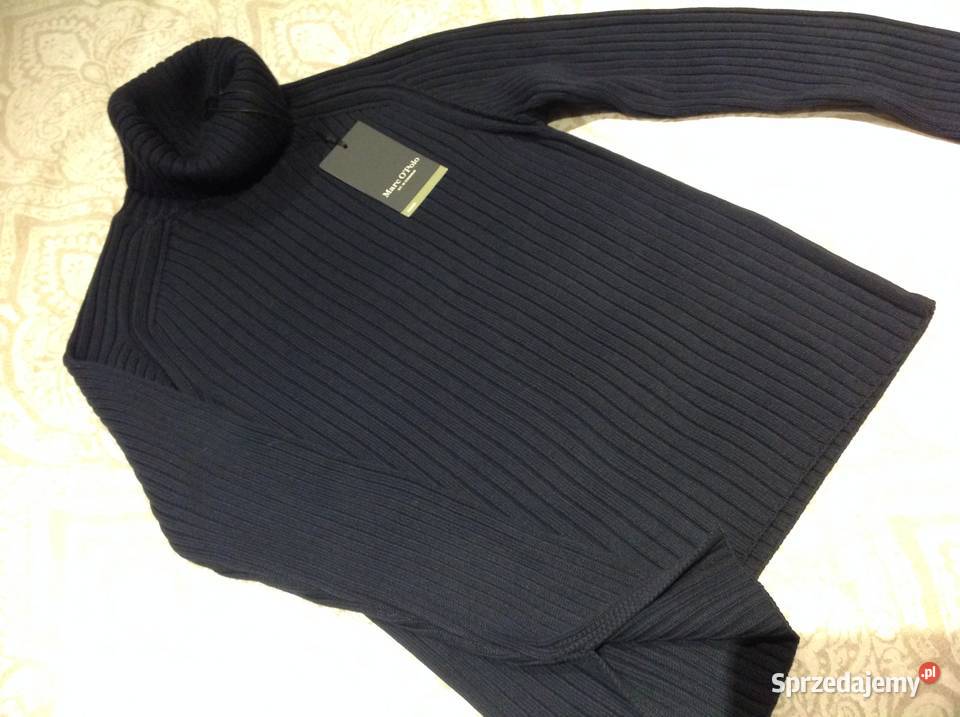 Sweter Golf Damski Marc O Polo M Granatowy NOWY Nowa Sól