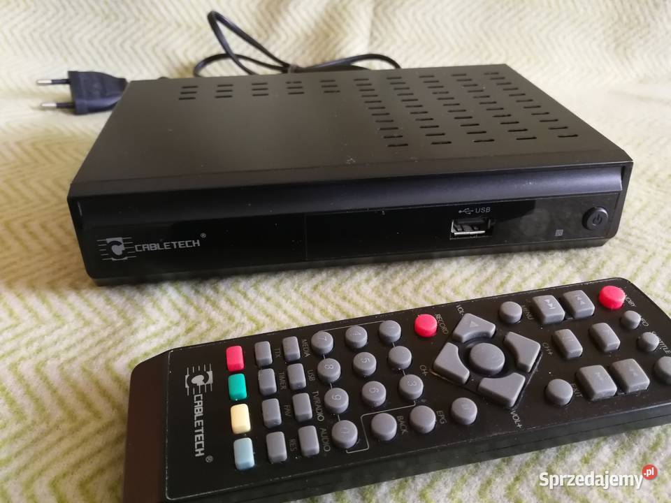 Dekoder Tuner Cabletech Pilot Odtwarzacz USB Szczecin sprzedam