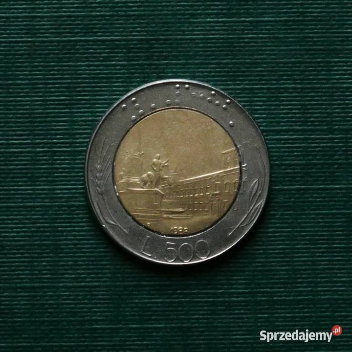 WŁOCHY 500 lirów 1988r Gliwice