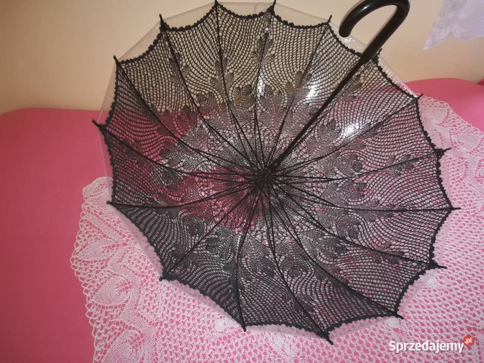 Koronkowa parasolka Handmade Syców
