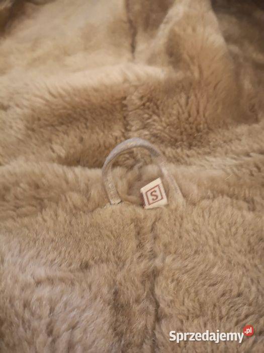 ALLEGRIA kożuch damski naturalny kaptur jasny Warszawa