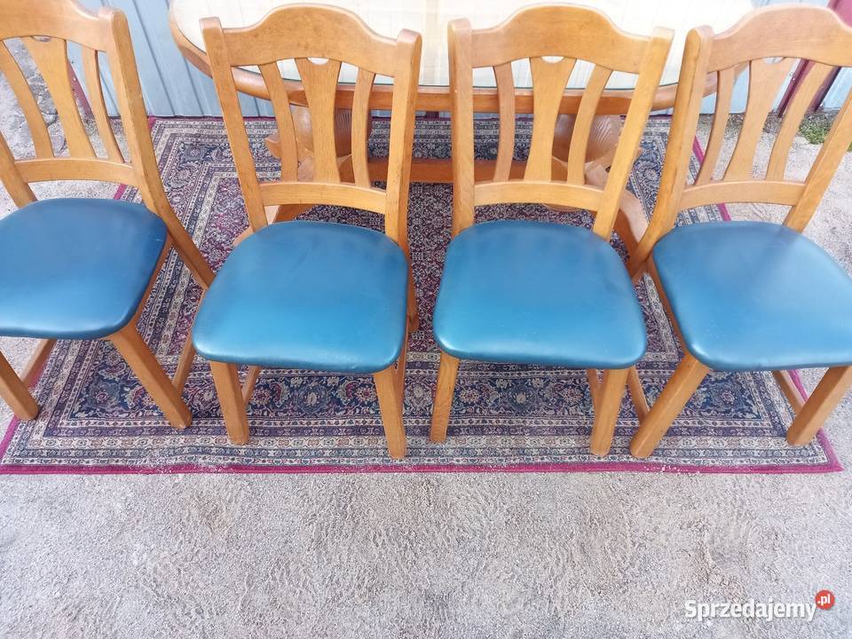 Stół plus krzesła sprzedam Borówno