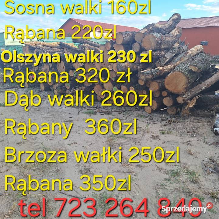 Drewno kominkowe opalowe Obrowo