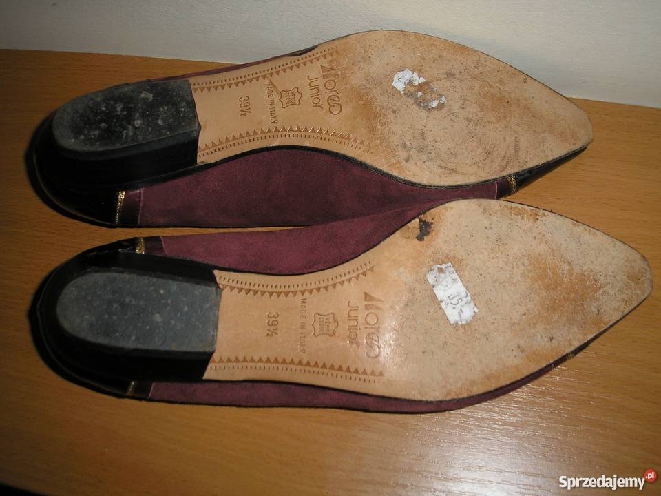 Czółenka skóra naturalna 39 25 Mareo junior