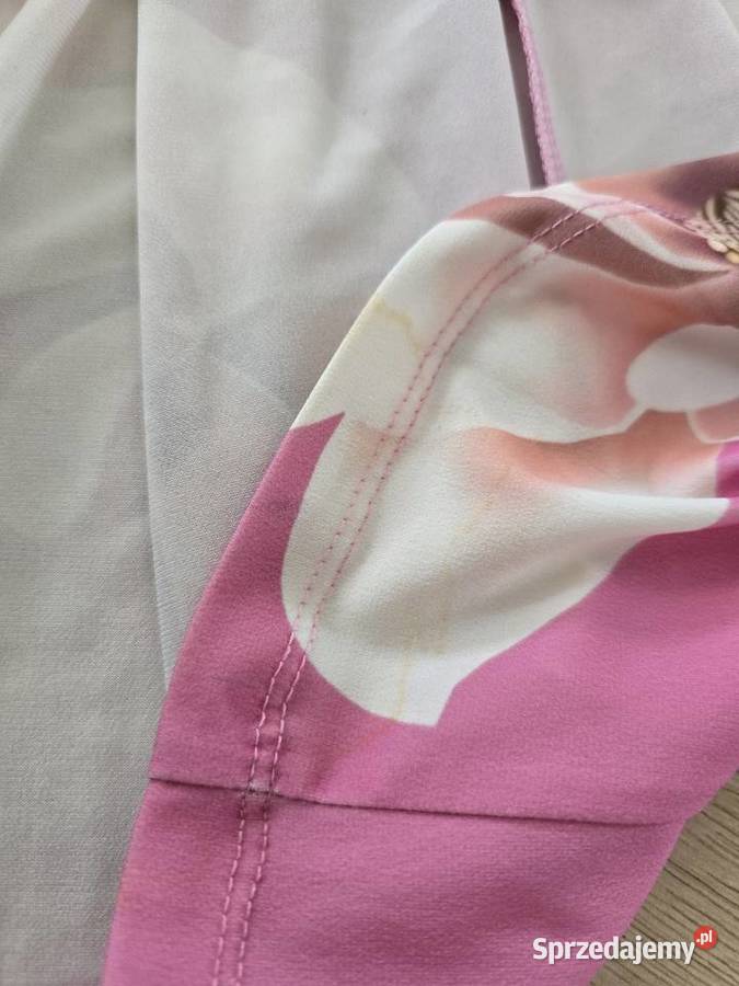 Sukienka asymetryczna Pastelowe Kwiaty Spódnice i sukienki śląskie Rybnik