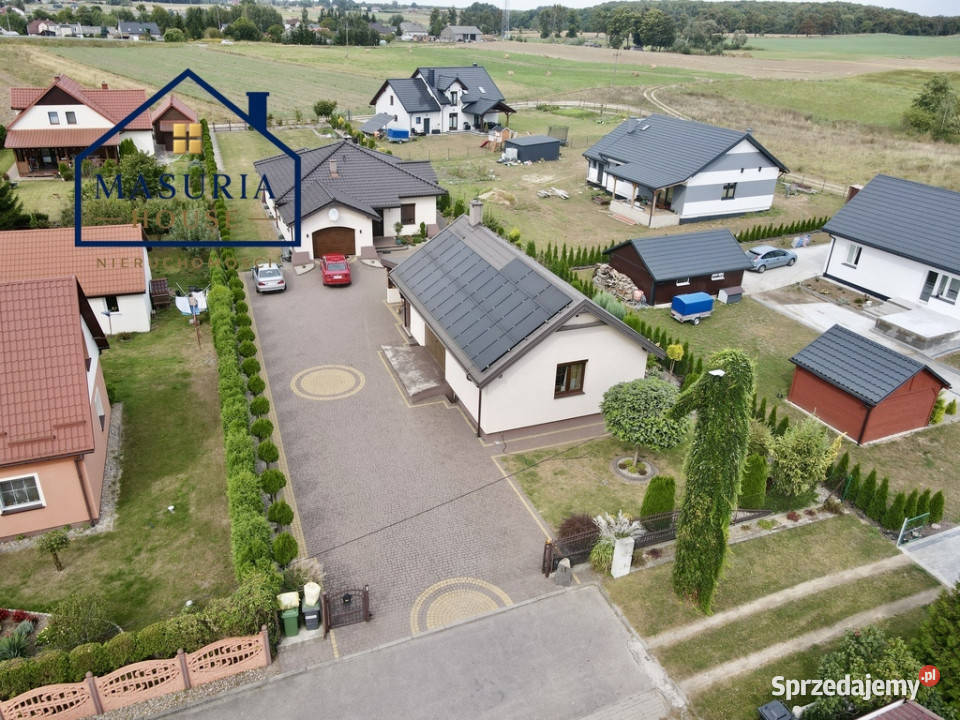 Dom w Ząbrowie z pompą ciepła wolnostojący Ząbrowo