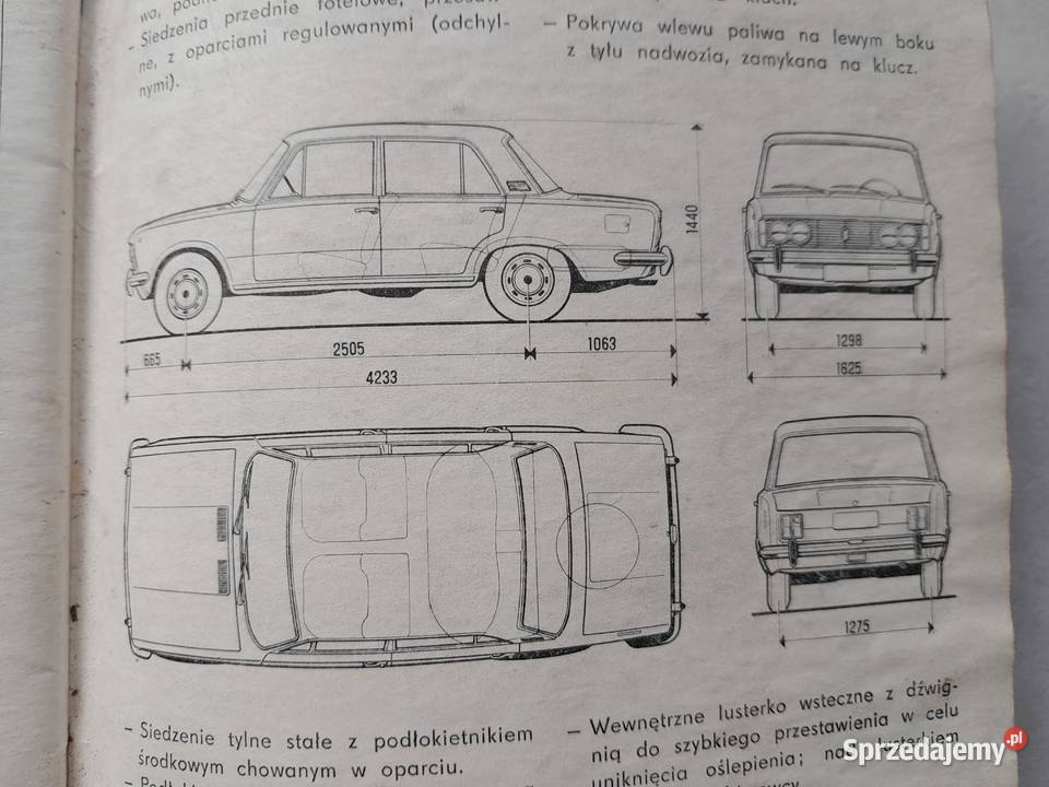 Stara książeczka Polski Fiat 125p pierwsze Pozostałe sprzedam