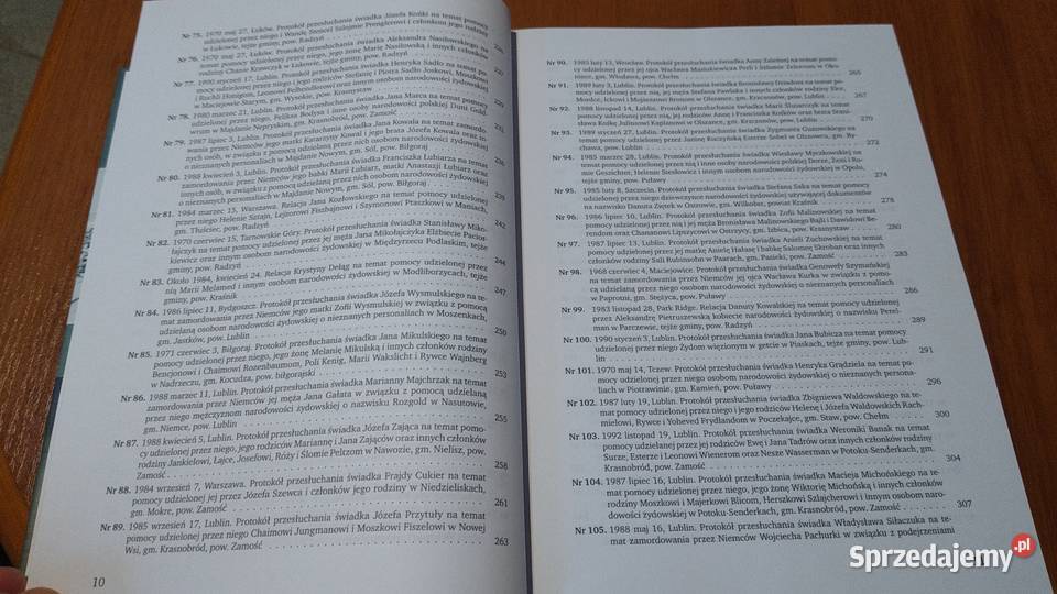 Relacje o pomocy udzielanej Żydom Polaków T 3 sprzedam