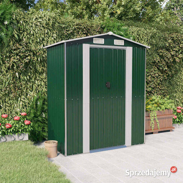 vidaXL Szopa ogrodowa zielonaSKU319267 Pozostałe Warszawa