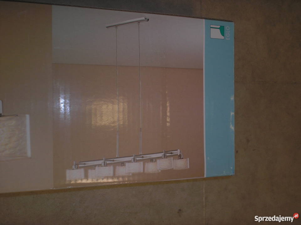 Nowa sufitowa lampa wisząca żyrandol EGLO 87577 biały małopolskie Kraków