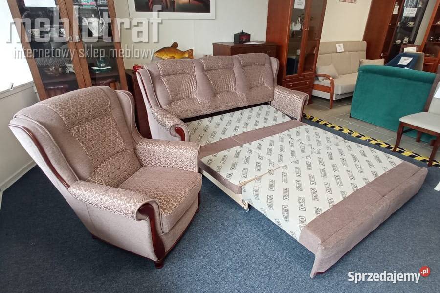 OutletSofa LEONARDO 3 osrozkładana 1 fotel