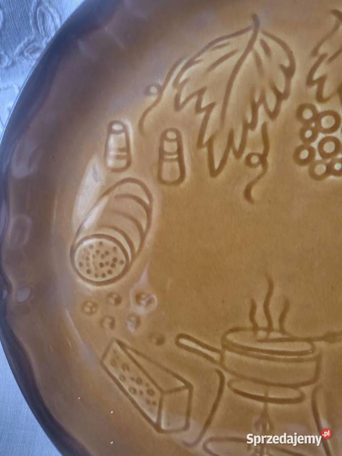 Takerz z motywem potraw porcelit syg Pruszków sprzedam