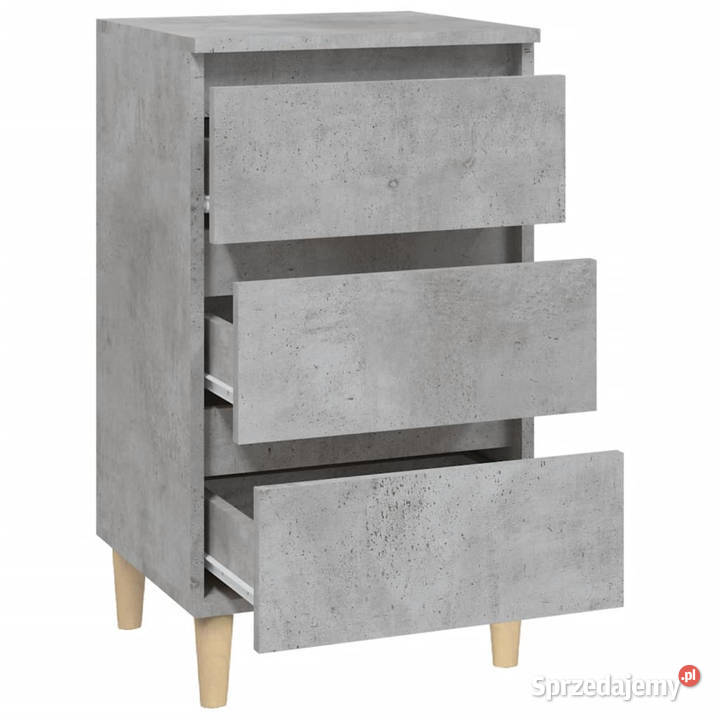 Szafka nocna szarość betonu 40x35x70 WM819664 Meble