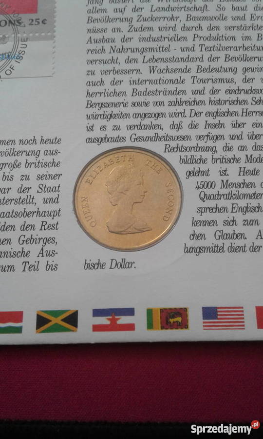 1 Dolar StKitts Nevis 1981 r UNC Blister Konin sprzedam