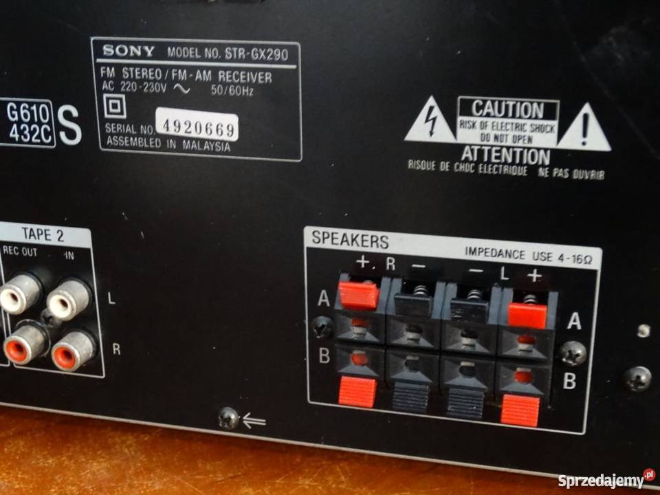 Wzmacniacz z radiem Sony mocny i sprawny WYSYŁKA Jasło