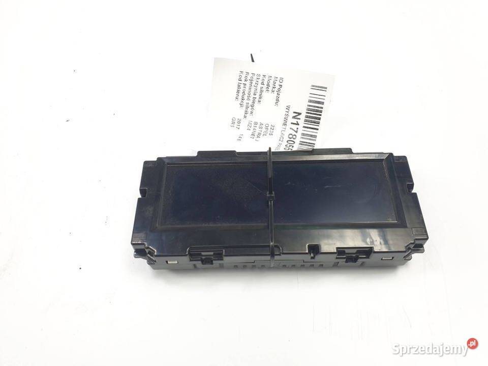 WYŚWIETLACZ PANEL OPEL ASTRA J 22858076 Lipno