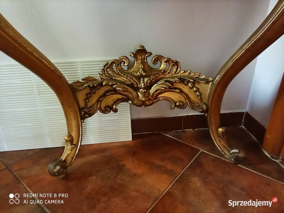 Lustro z konsolą barok Gdańsk sprzedam