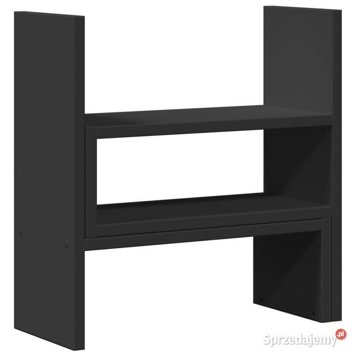 Organizer na biurko regulowany czarny 40x17x41 Warszawa