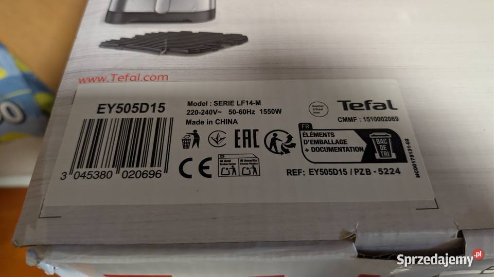 Frytkownica beztłuszczowa Tefal EY505D15 na
