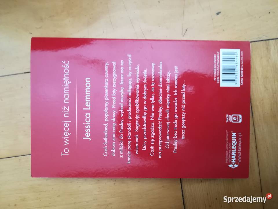 HARLEQUIN 1253 To więcej niż namiętność Jessica Łódź