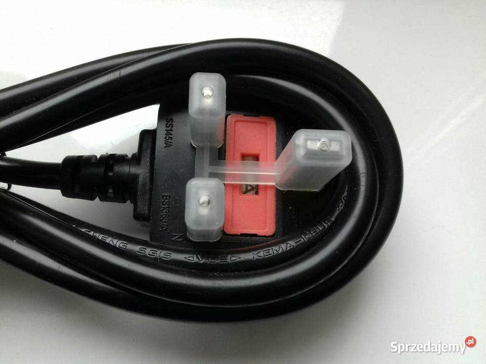 Angielski kabel zasilania 230V 18m 5A zasilacza sprzedam