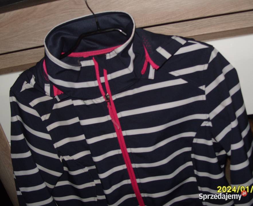 Kurtka softshell w paseczki JANINA odpinany sprzedam