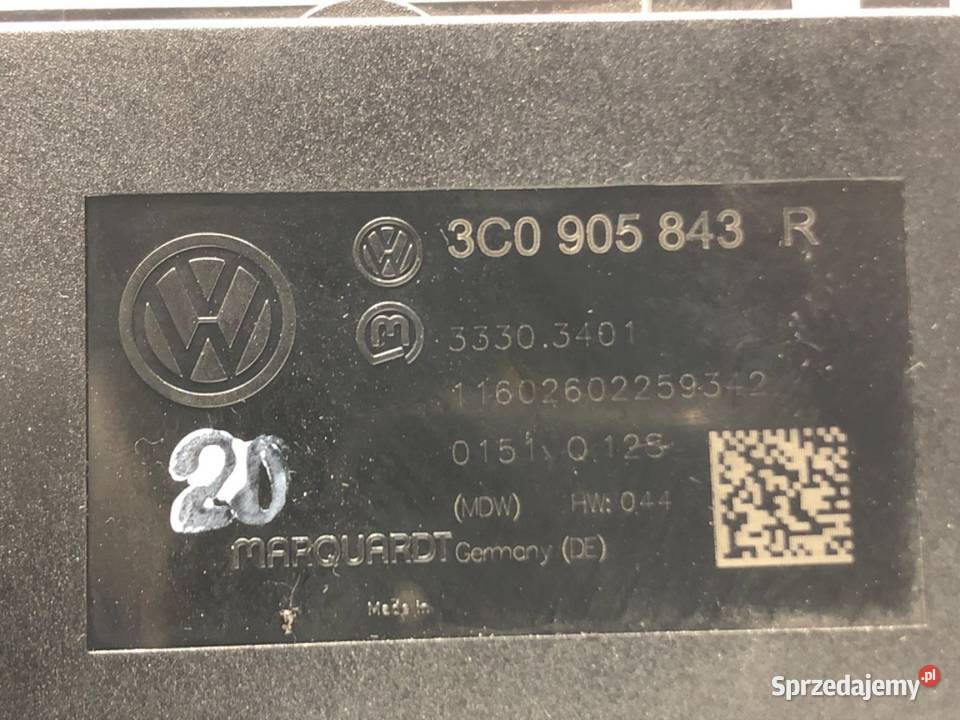 STACYJKA VW PASSAT CC B6 3C0905843R 18 160 0812