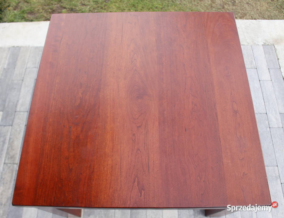 Solidny stolik kawowy lite drewno mahoniowy sprzedam