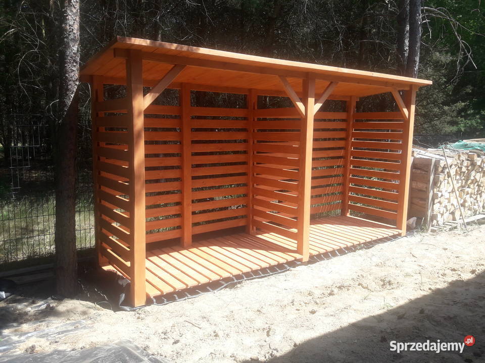 Drewutnia 2 x 11m drewutnia 2 x 11m z dachem Kalety