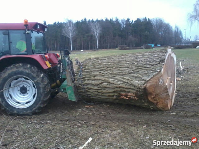 Wyciągarka leśna o uciągu 7 ton montowana na Rolnictwo