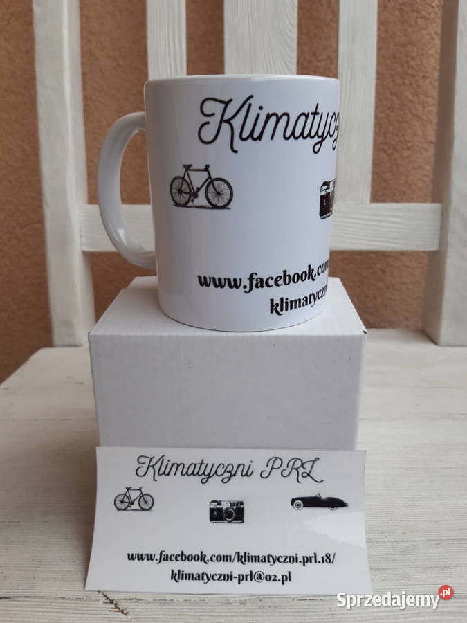 Klimatyczni PRL kubek naklejka kolekcjonerski Porcelana i szkło Bielsko-Biała