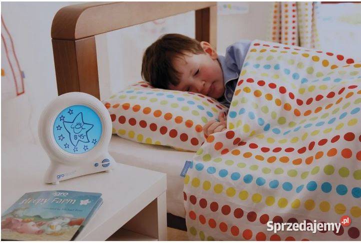 GroClock Zegar Lampka Dzieci do nauki Snu Czasu mazowieckie
