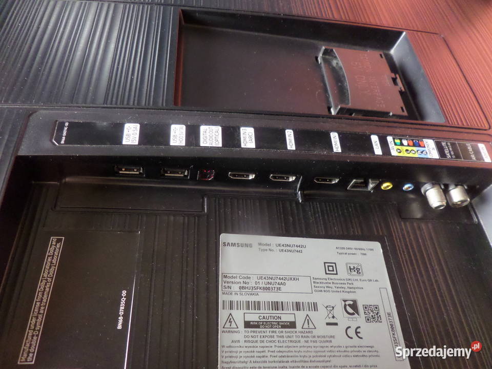 Samsung 43UE43NU7442 4K UHDSmart DVBT2wi Telewizory wielkopolskie