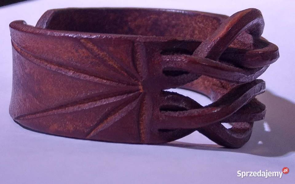 Brązowa skórzana bransoletka wysyłka Bransoletki