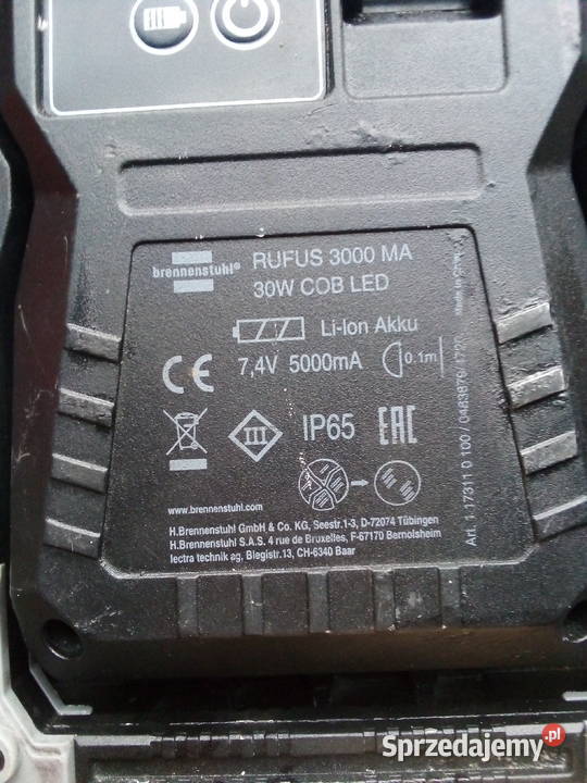 Reflektor akumulatorowy firmy Brennenstuhl LED Pozostałe Wrocław