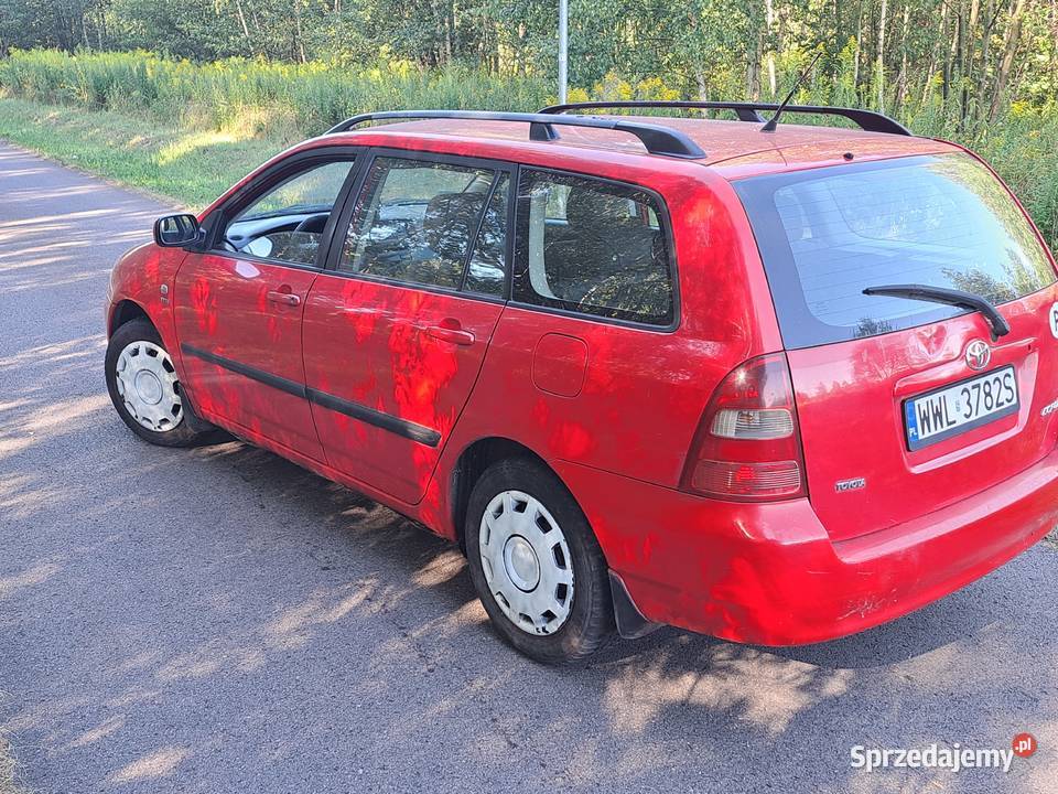 Sprzedam ładną Toyota corolla 14 benzyna 2004r Żyrardów sprzedam
