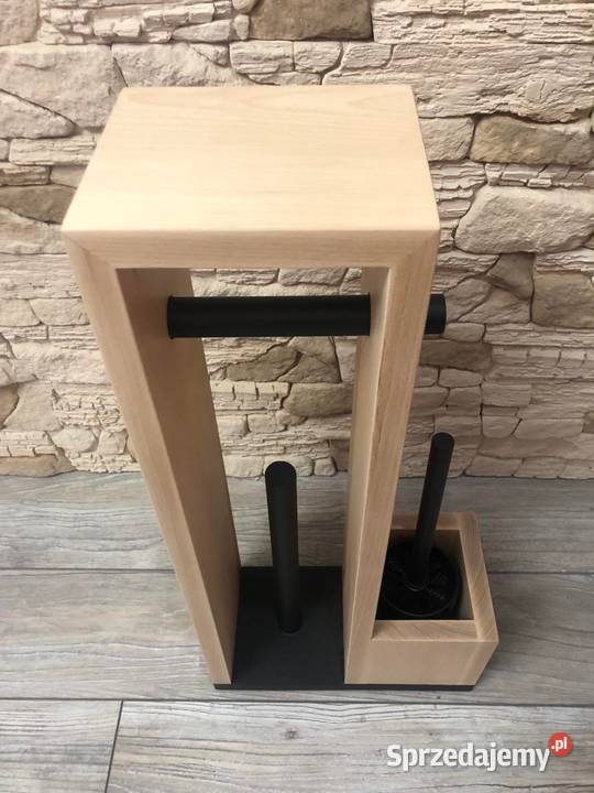 Stojak LOFT na papier toaletowy szczotka WC Dębica