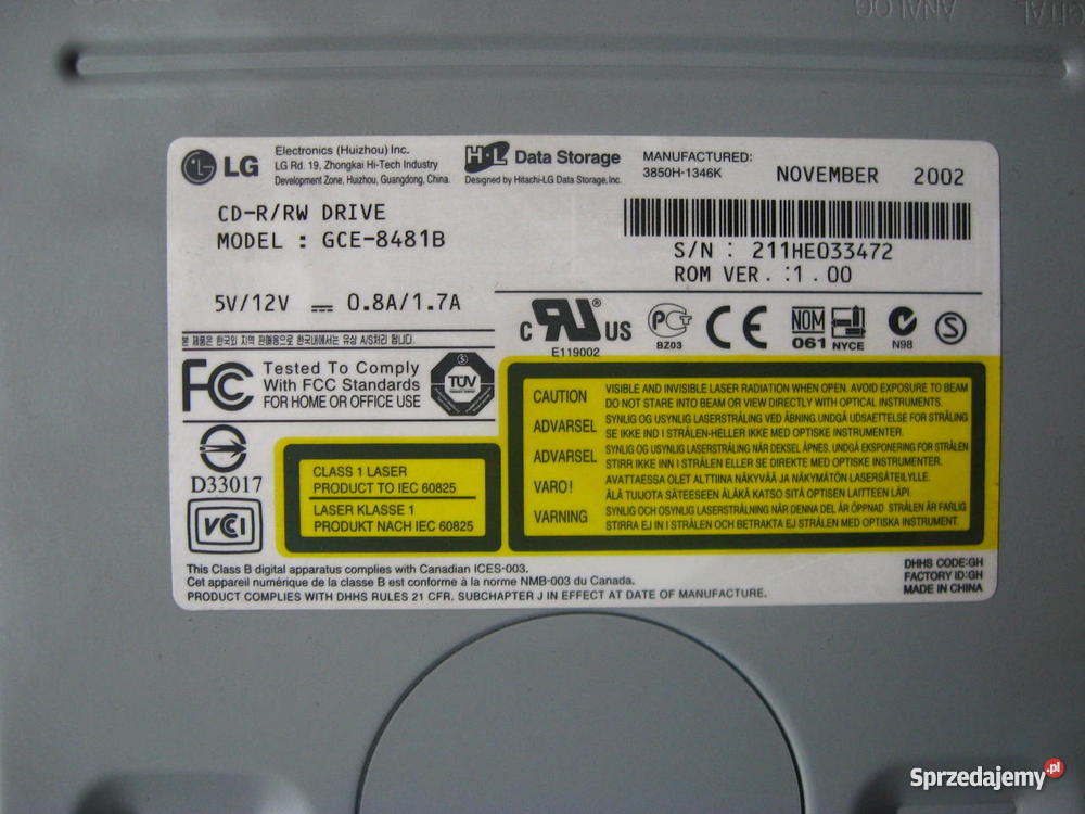 Drivers lg gce-8481b for Windows 10