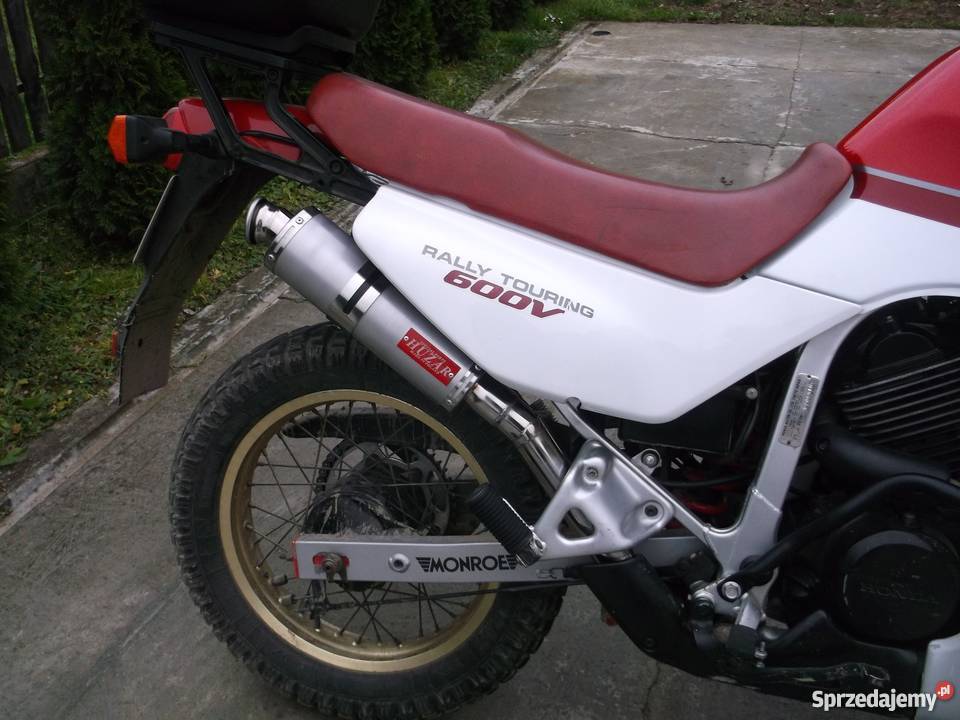 HUZAR EXHAUST wydech tłumik OWAL Honda Transalp Błażowa