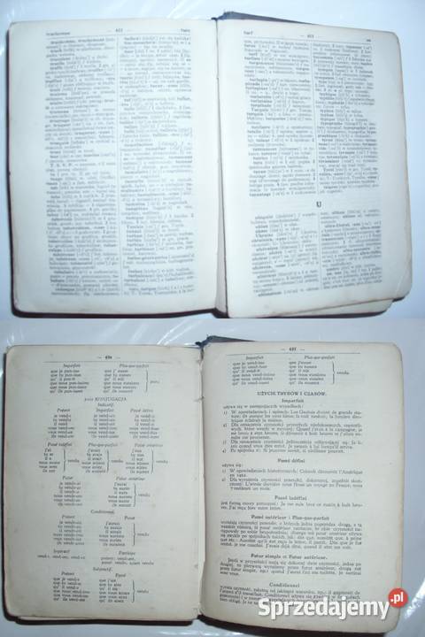 Paweł Kalina Słownik podręczny francuskopolski i Antykwariat Warszawa