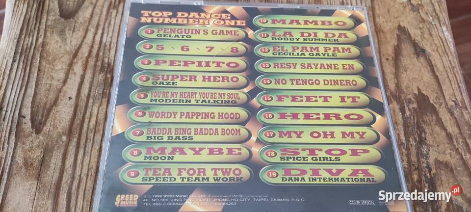 top dance number one 1998