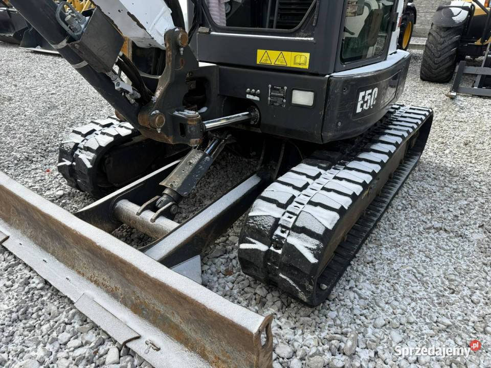 gąsienicowa Bobcat E50 EM 2013r Waga 5ton Super Widełki